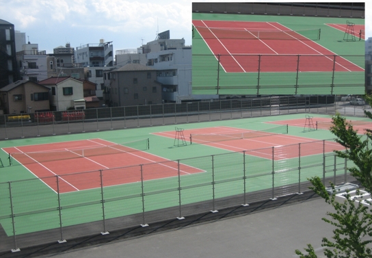 東京都内　テニスコート