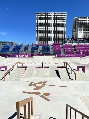 東京オリンピックスケートボード会場